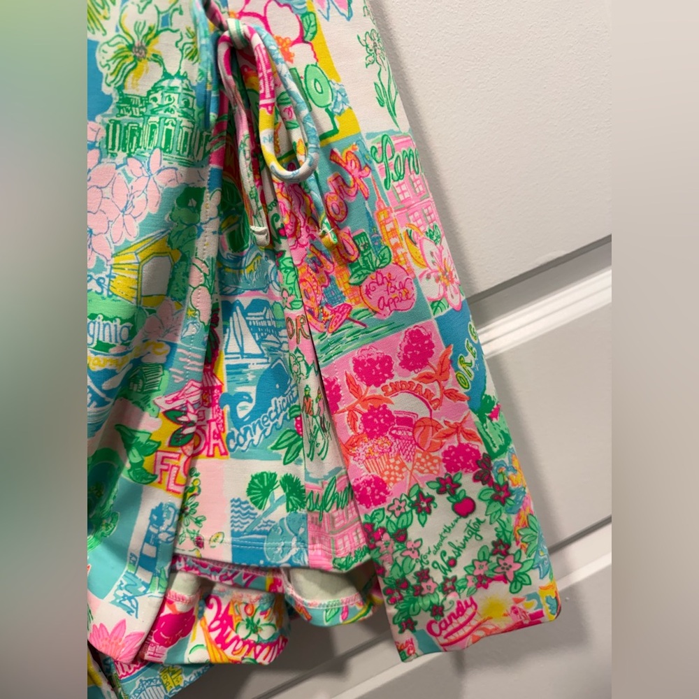 Lilly Pulitzer Multicolor Patchwork State of Mind Romper - Picture 5 of 12